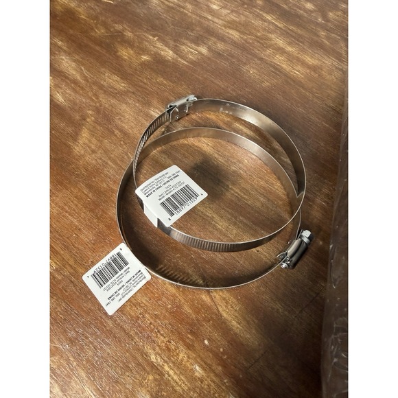 Lambro Rigiflex Semi-Rigid Dryer Duct Vent 4" x 8 ft. 1790033 All Metal Design - Picture 2 of 4